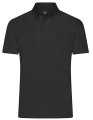 Heren Polo Plain James & Nicholson JN964 Zwart